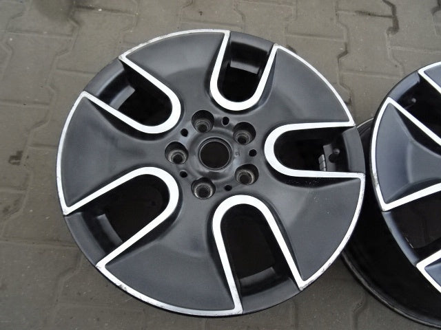 1x Alufelge 17 Zoll 7.0" 5x120 50ET Schwarz 6804372 Mini Rim Wheel