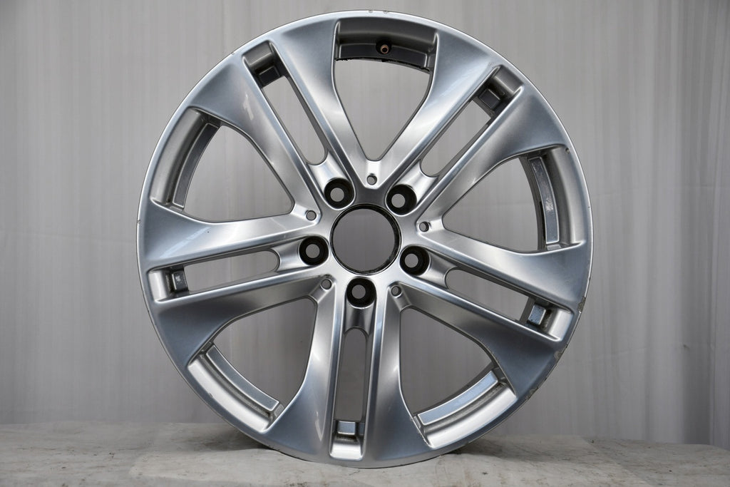 1x Alufelge 17 Zoll 7.5" 5x112 47ET Glanz Silber A2044017502 Mercedes-Benz W204