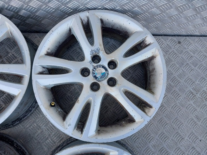 4x Alufelge 16 Zoll 6.5" 5x100 43ET 5J0601025B Skoda Fabia II Roomster Rim Wheel FEL1495099258fv