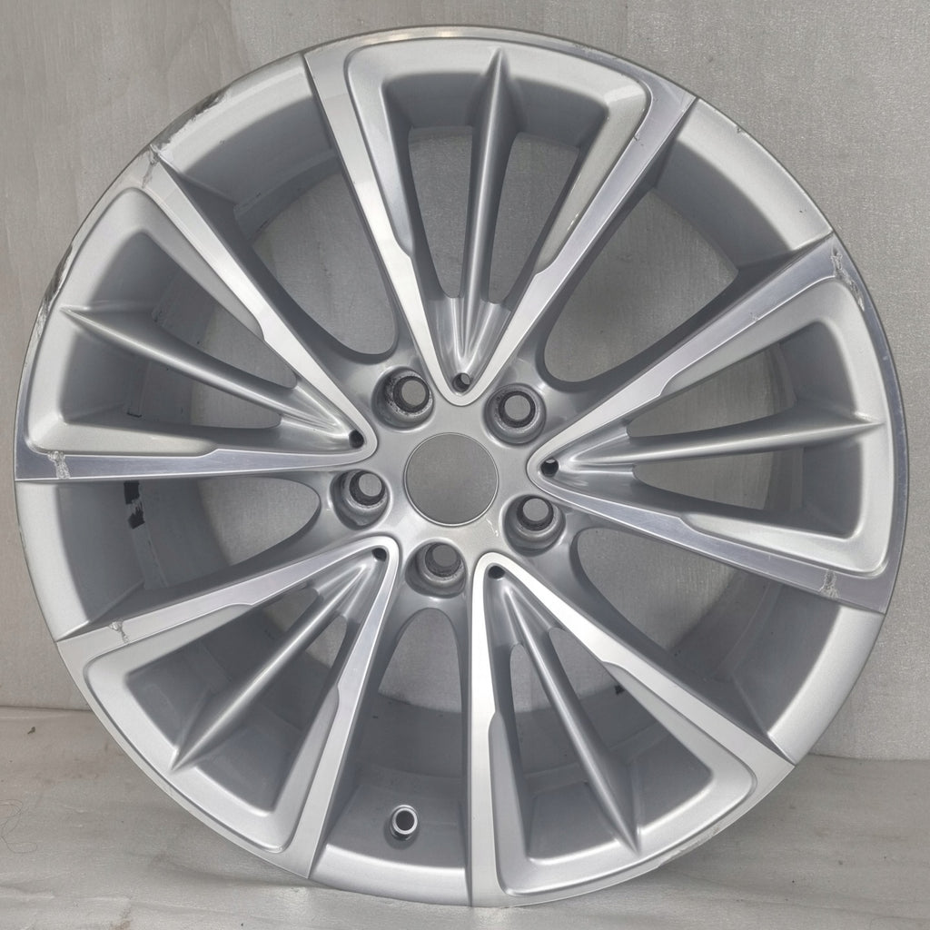 1x Alufelge 18 Zoll 8.0" 5x112 30ET Glanz Silber 8074186 BMW 7 G11 G12 Rim Wheel FEL3191884285te