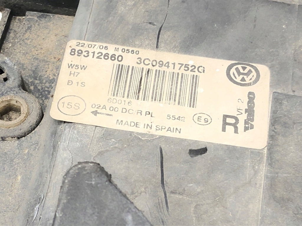 Frontscheinwerfer VW Passat 3C0941752G Links Scheinwerfer Headlight SCH1322612111yl