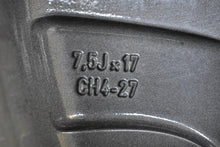 Load image into Gallery viewer, 1x Alufelge 17 Zoll 7.5" 4x108 27ET Glanz Grau 9803713577 Citroën C4 I Mg FEL6952380106fw