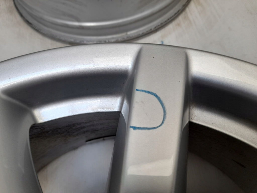 4x Alufelge 18 Zoll 8.0" 5x130 53ET Glanz Silber 7P5601025 Porsche Rim Wheel FEL1880579307ax