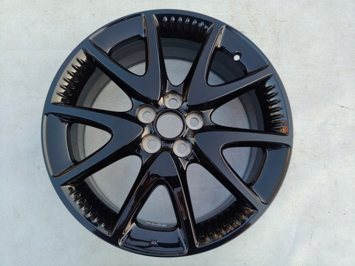1x Alufelge 17 Zoll 6.5" 5x100 50ET Glanz Schwarz Toyota Yaris Rim Wheel FEL5943579709oy
