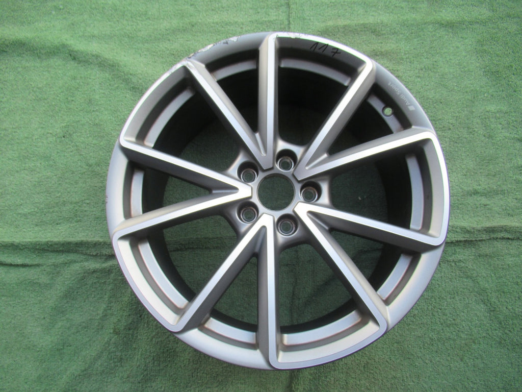 1x Alufelge 19 Zoll 8.5" 5x112 40ET Matt Grau 8W0601025 Audi A4 Mg Rim Wheel