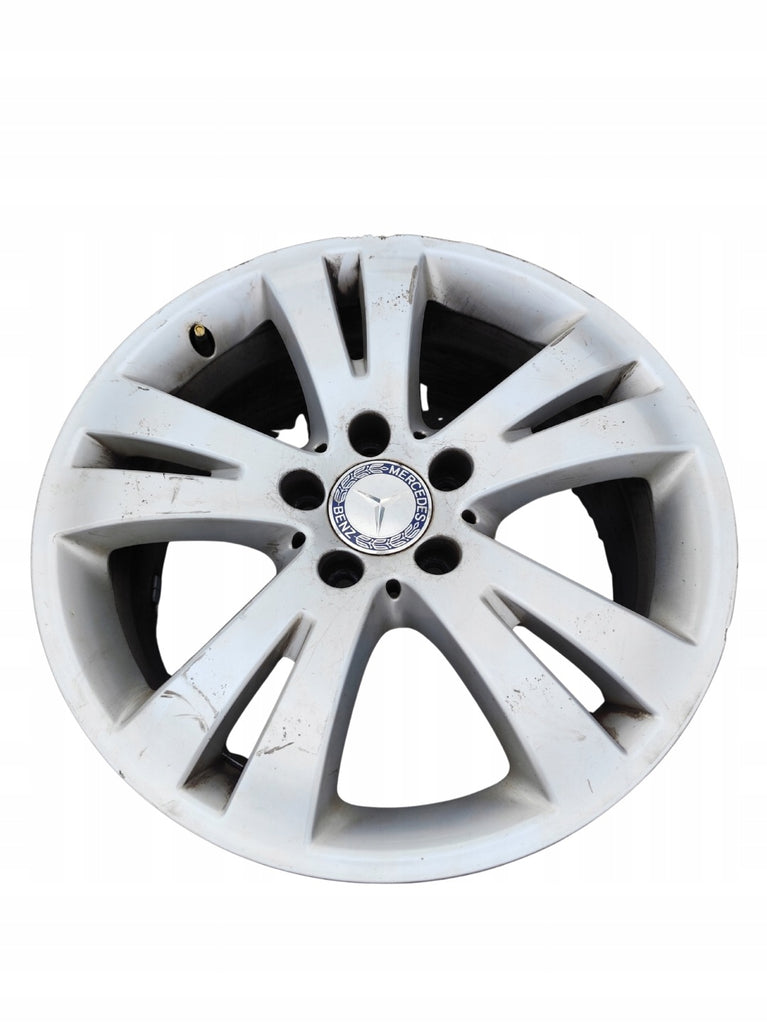 1x Alufelge 17 Zoll 7.5" 5x112 47ET Glanz Silber A2044010402 Mercedes-Benz FEL8052368077ao