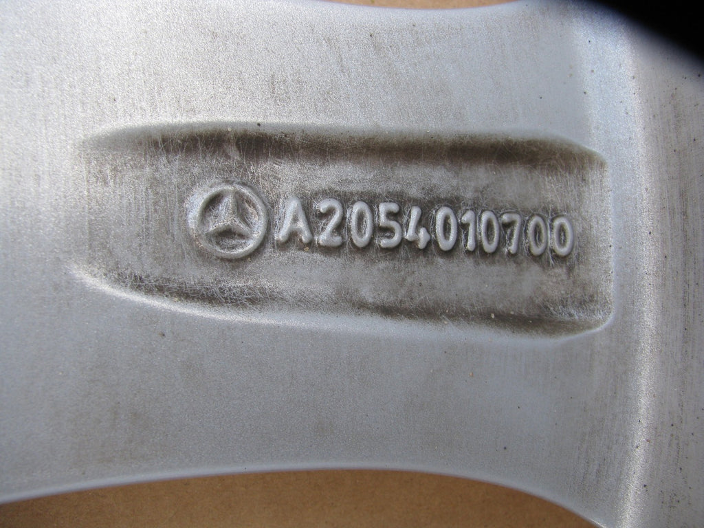 1x Alufelge 18 Zoll 8.5" 5x112 56ET Matt Silber A2054010700 Mercedes-Benz W205