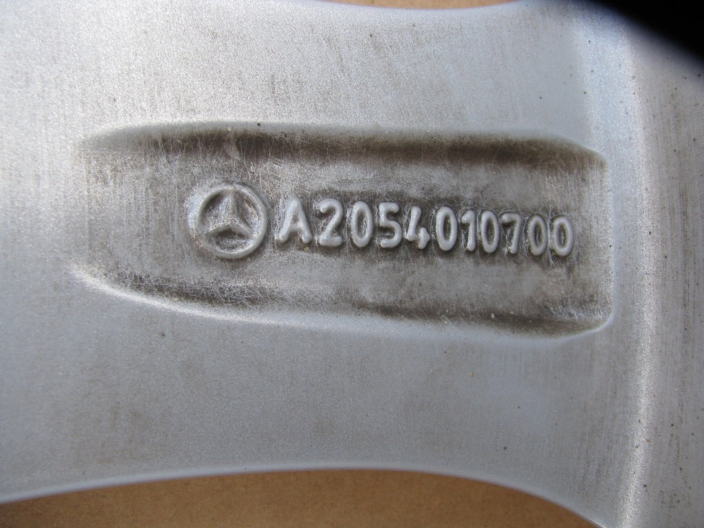 1x Alufelge 18 Zoll 8.5" 5x112 56ET Matt Silber A2054010700 Mercedes-Benz W205 FEL8851263481co