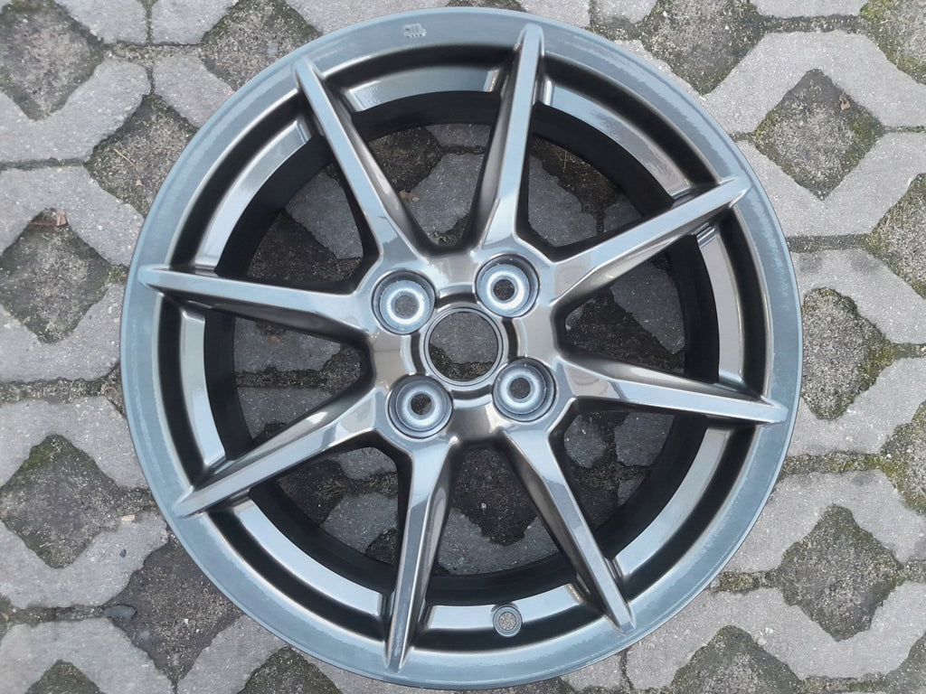 1x Alufelge 16 Zoll 6.5" 4x100 45ET Glanz Grau 99656560 Mazda Mx-5 Rim Wheel FEL6951856283sr