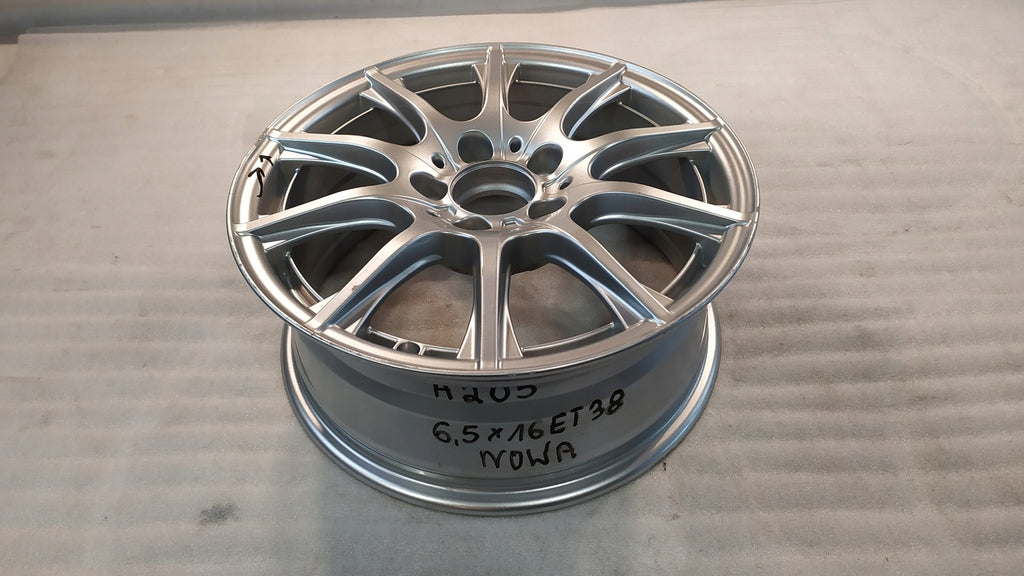 1x Alufelge 16 Zoll 6.5" 5x112 38ET A2054012400 Mercedes-Benz W205 Rim Wheel