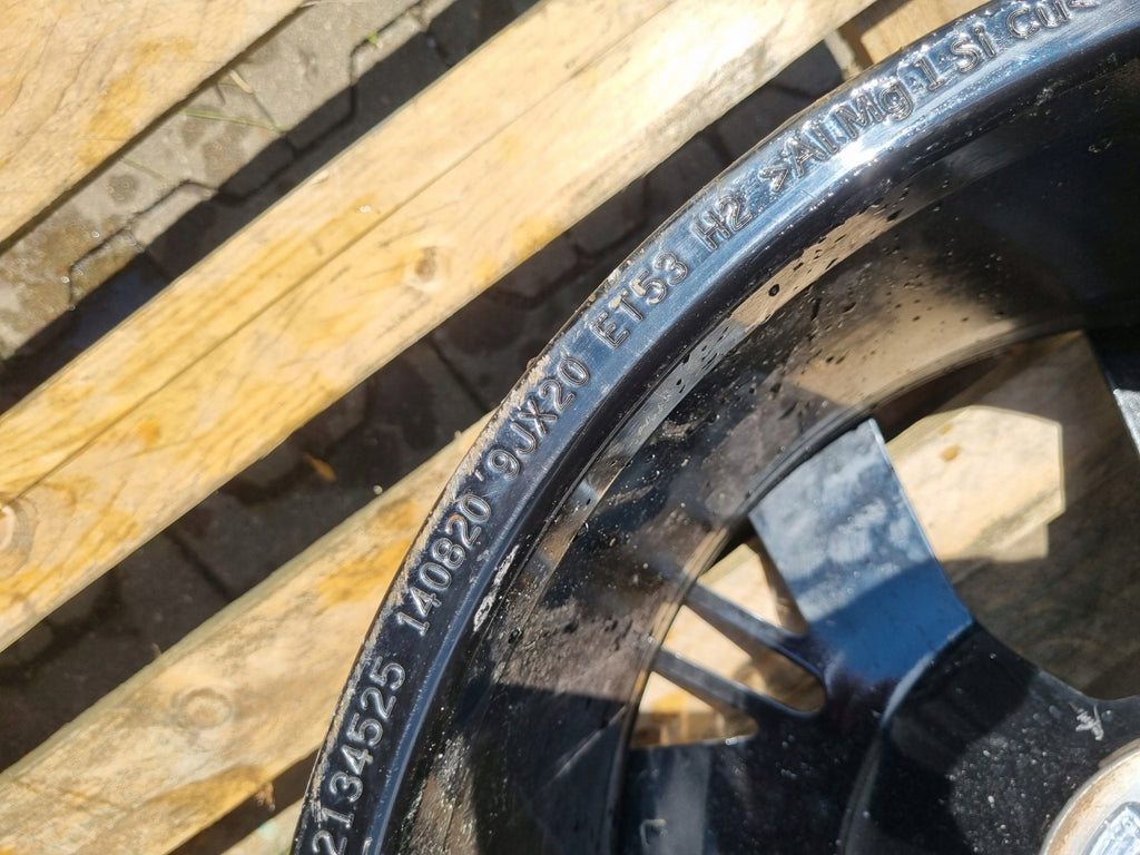 1x Alufelge 20 Zoll 9.0" 5x108 53ET Glanz Schwarz 32134525 Polestar Rim Wheel FEL4410520728sl
