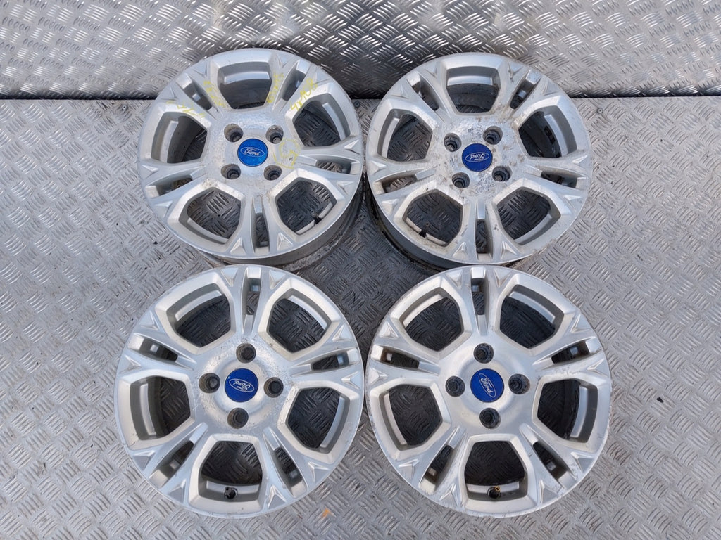 4x Alufelge 15 Zoll 6.0" 5x108 37 5ET Ford B-Max Rim Wheel FEL1894354752kr