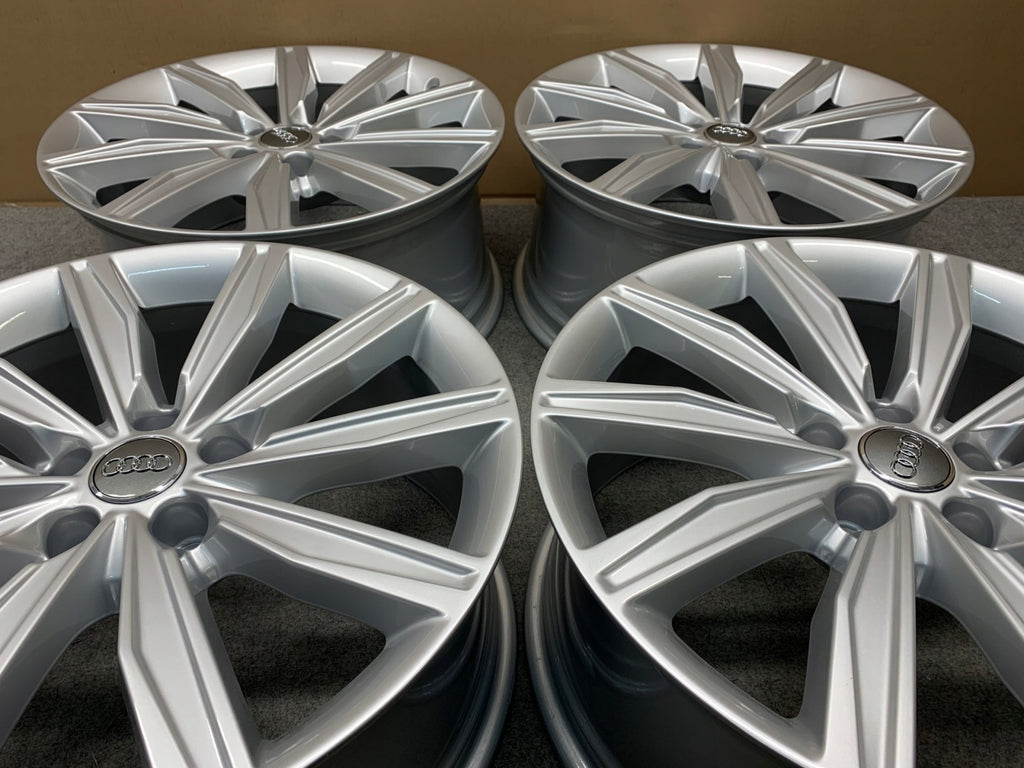 4x Alufelge 19 Zoll 8.5" 5x112 40ET Glanz Silber 4K0601025G Audi A6 C8 Rim Wheel FEL7729038147ue