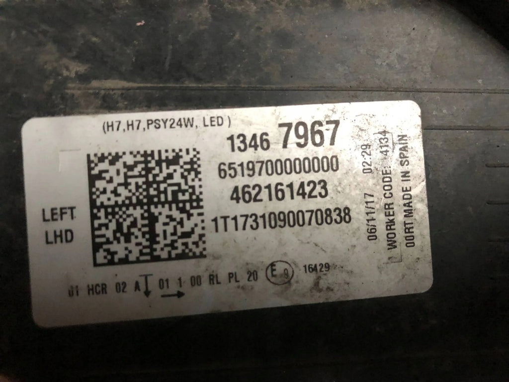 Frontscheinwerfer Opel Crossland X 462901423 Links Scheinwerfer Headlight SCH4304484889ow