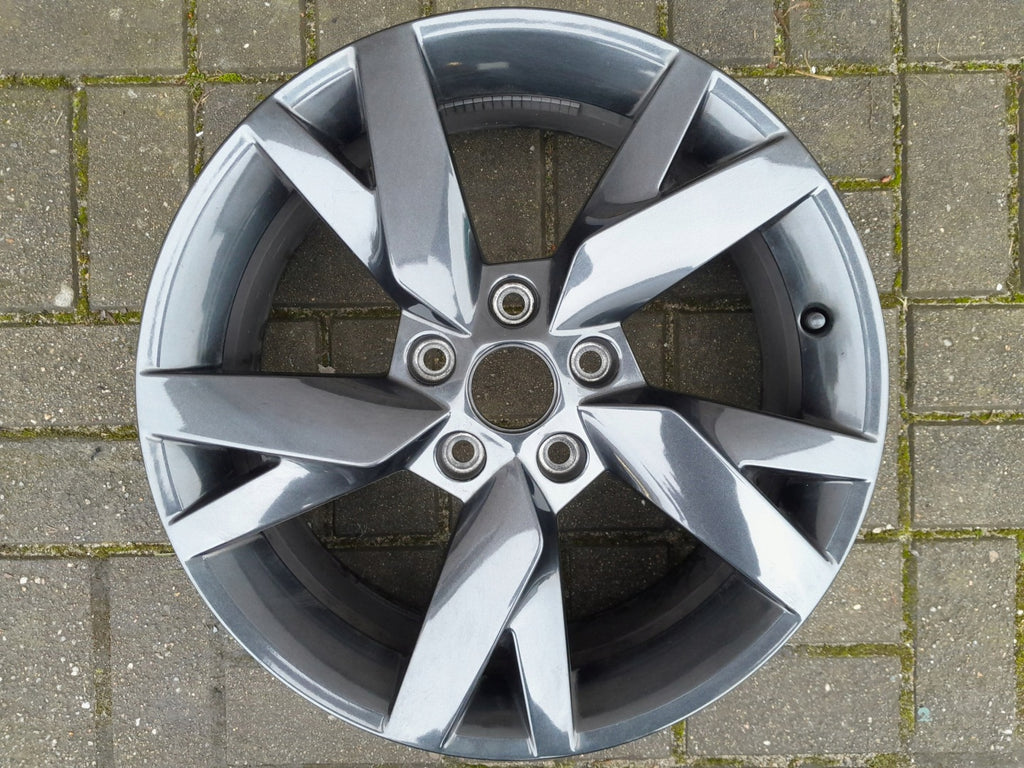 1x Alufelge 17 Zoll 6.5" 5x112 46ET Glanz 5E3601025 Skoda Octavia 5e3 I FEL1397414011bh