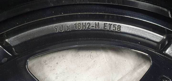 1x Alufelge 18 Zoll 9.0" 5x112 58ET A2064016600 Mercedes-Benz W206 Rim Wheel FEL8925324787ui