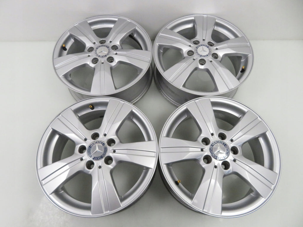 4x Alufelge 16 Zoll 6.0" 5x112 46ET A1694012202 Mercedes-Benz W169 Rim Wheel FEL5230688607xx