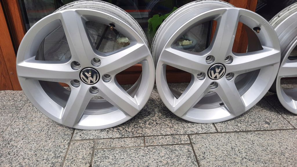 4x Alufelge 16 Zoll 6.5" 5x112 42ET 3AA071496A VW Passat Sharan Touran Golf I FEL3767233229ix