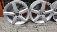 Laden Sie das Bild in den Galerie-Viewer, 4x Alufelge 16 Zoll 6.5" 5x112 42ET 3AA071496A VW Passat Sharan Touran Golf I FEL3767233229ix