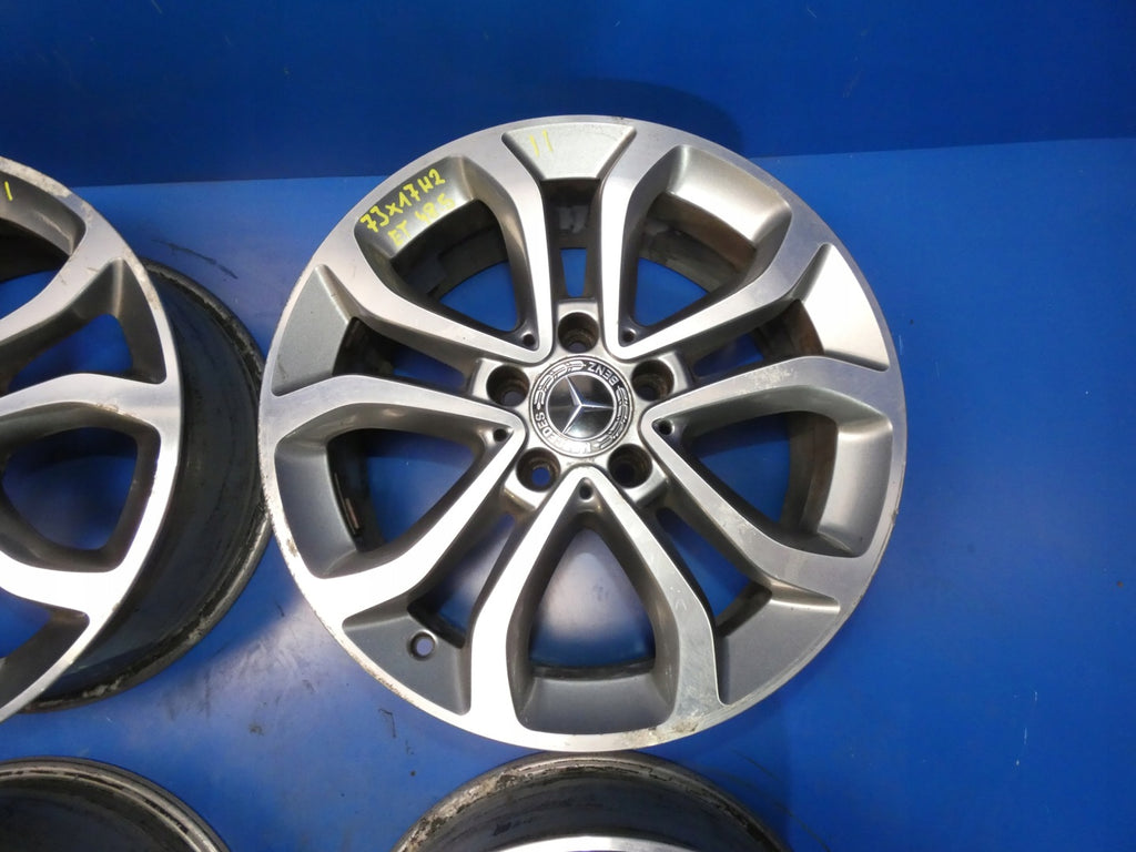 4x Alufelge 17 Zoll 7.0" 5x112 48ET Glanz Graphit Mercedes-Benz W213 W205 FEL7240132170ks