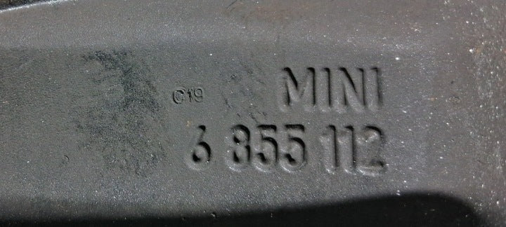 1x Alufelge 17 Zoll 7.0" 5x112 54ET Glanz Silber 6855112 Mini F57 F56 F55 FEL7748045132fy