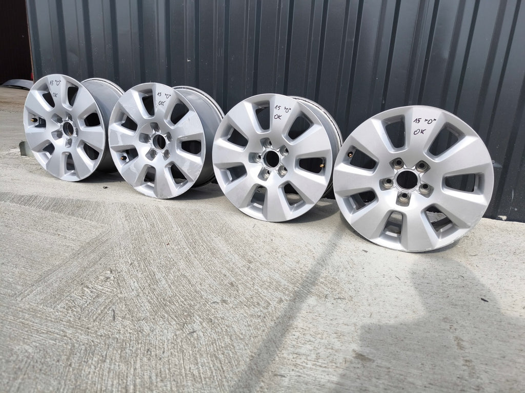 4x Alufelge 16 Zoll 7.5" 5x112 37ET Glanz Silber 4G0601025 Audi A5 A4 Rim Wheel