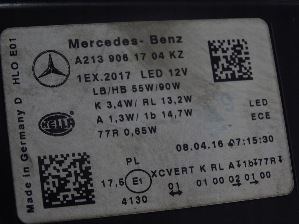 Frontscheinwerfer Mercedes-Benz W213 A2139061704 Links Scheinwerfer Headlight SCH3028829454vl