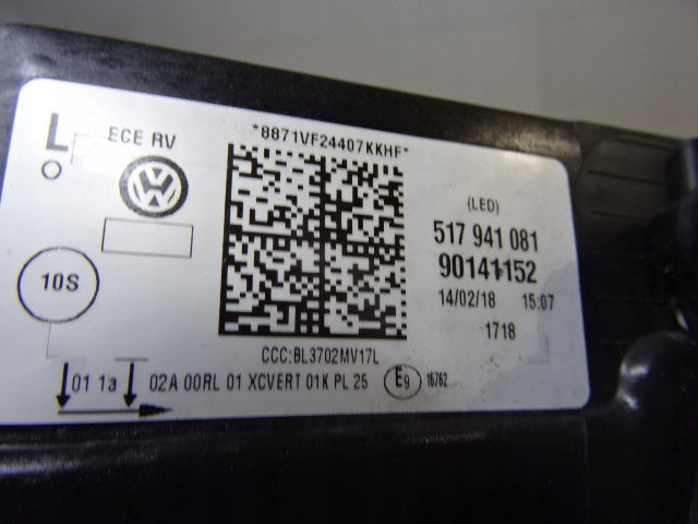 Frontscheinwerfer VW Sportsvan 517941081 LED Links Scheinwerfer Headlight