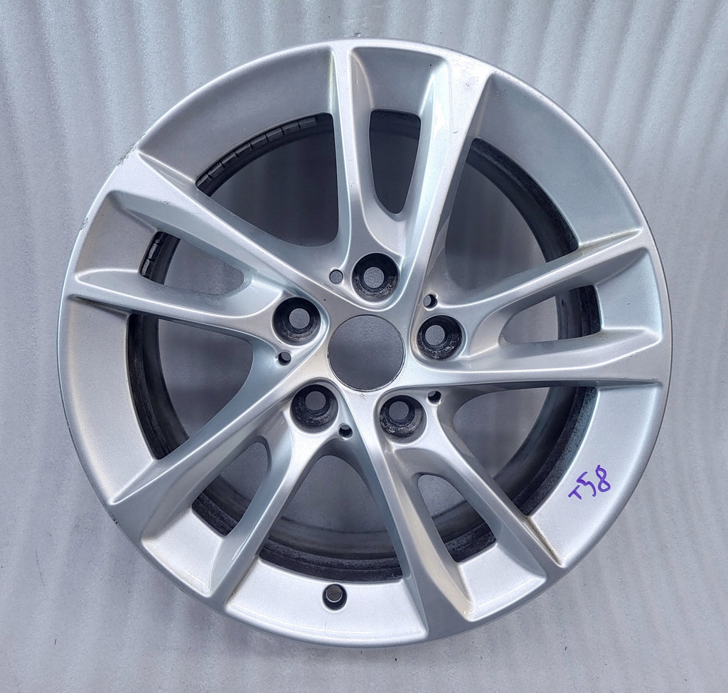 1x Alufelge 16 Zoll 7.0" 5x112 47ET Glanz Silber 6855083 BMW F44 F45 1 F40 F46