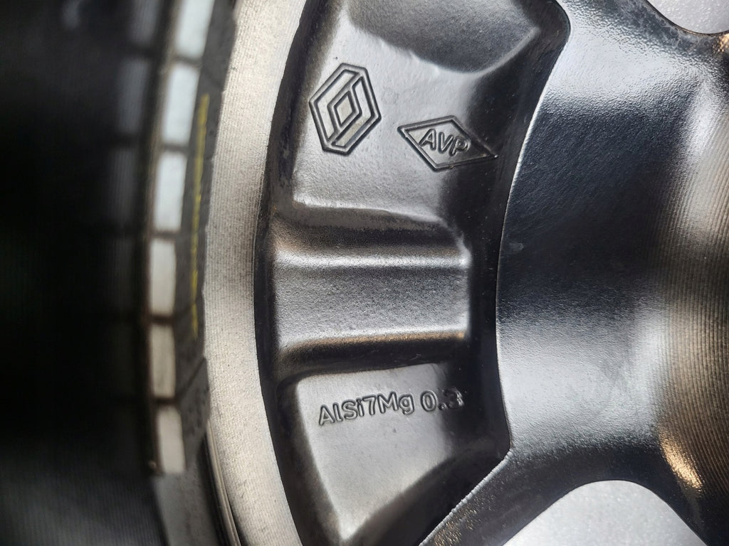 1x Alufelge 16 Zoll 6.5" 4x100 45ET Glanz Schwarz 403006547R Dacia Sandero I FEL2356653797co