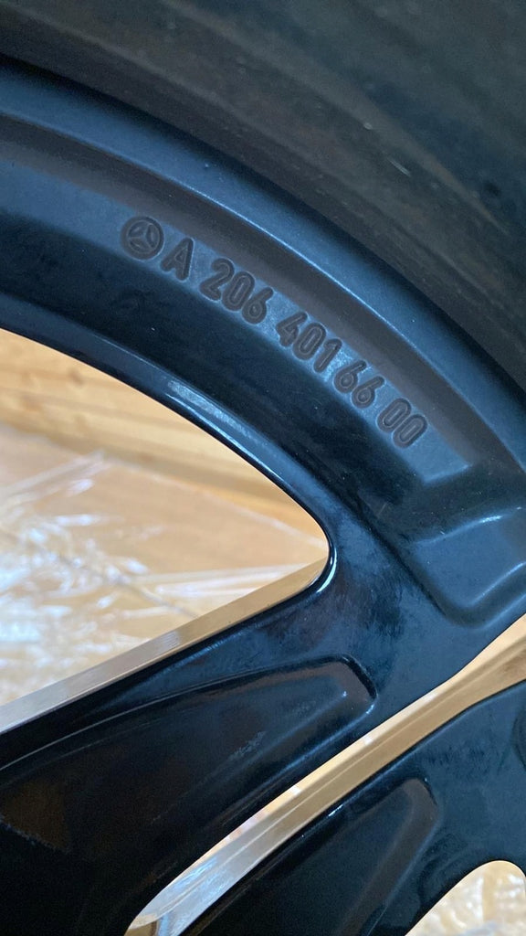 1x Alufelge 18 Zoll 9.0" 5x112 58ET Glanz Graphit A2064016600 Mercedes-Benz W206