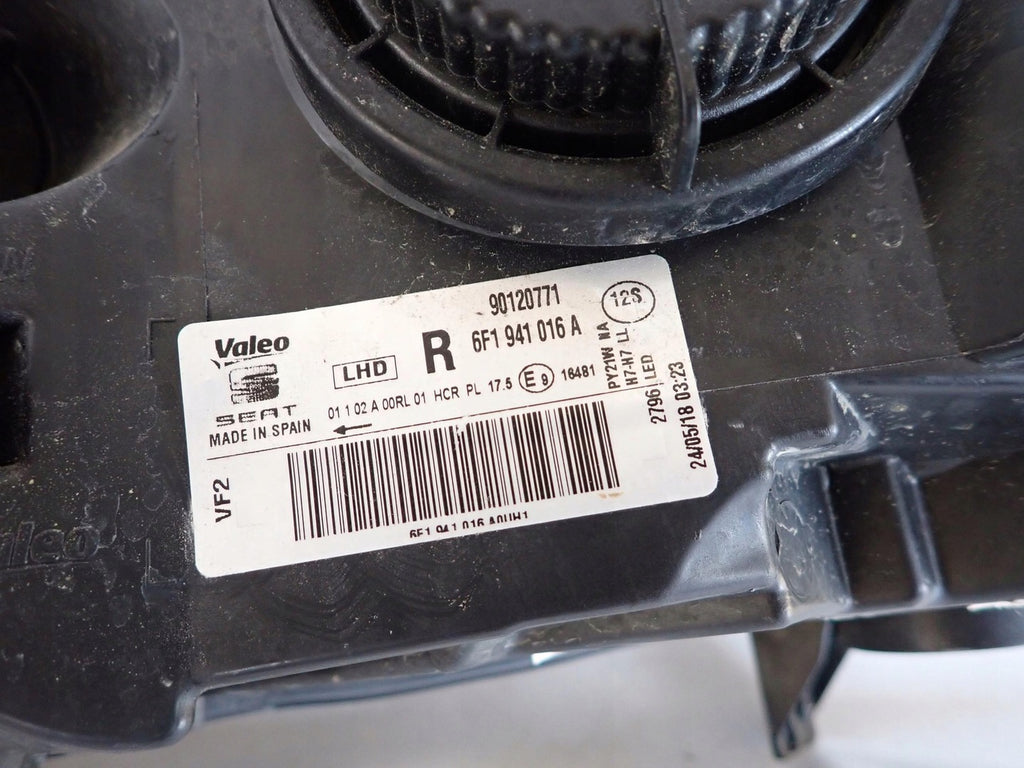 Frontscheinwerfer Seat Ibiza 6F1941016A Rechts Scheinwerfer Headlight