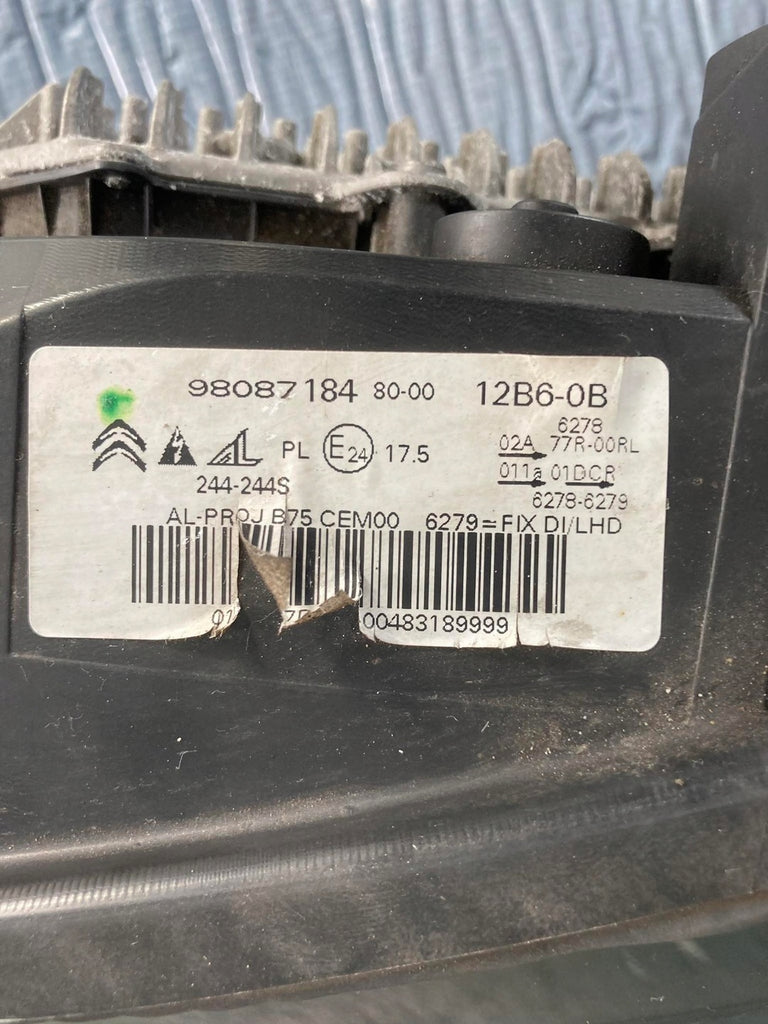 Frontscheinwerfer Citroën Ds4 98087184 Xenon Links Scheinwerfer Headlight SCH2295359127mn