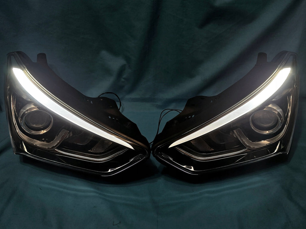 Frontscheinwerfer Hyundai Santa I Fe Xenon Ein Satz Scheinwerfer Headlight SCH4485318371zx