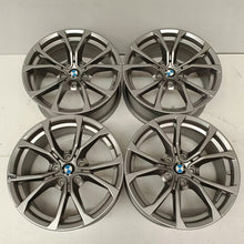 Load image into Gallery viewer, 4x Alufelge 17 Zoll 7.5" 5x112 30ET Glanz Grau 6883518 BMW 3 G21 G20 G23 FEL7050244408ft