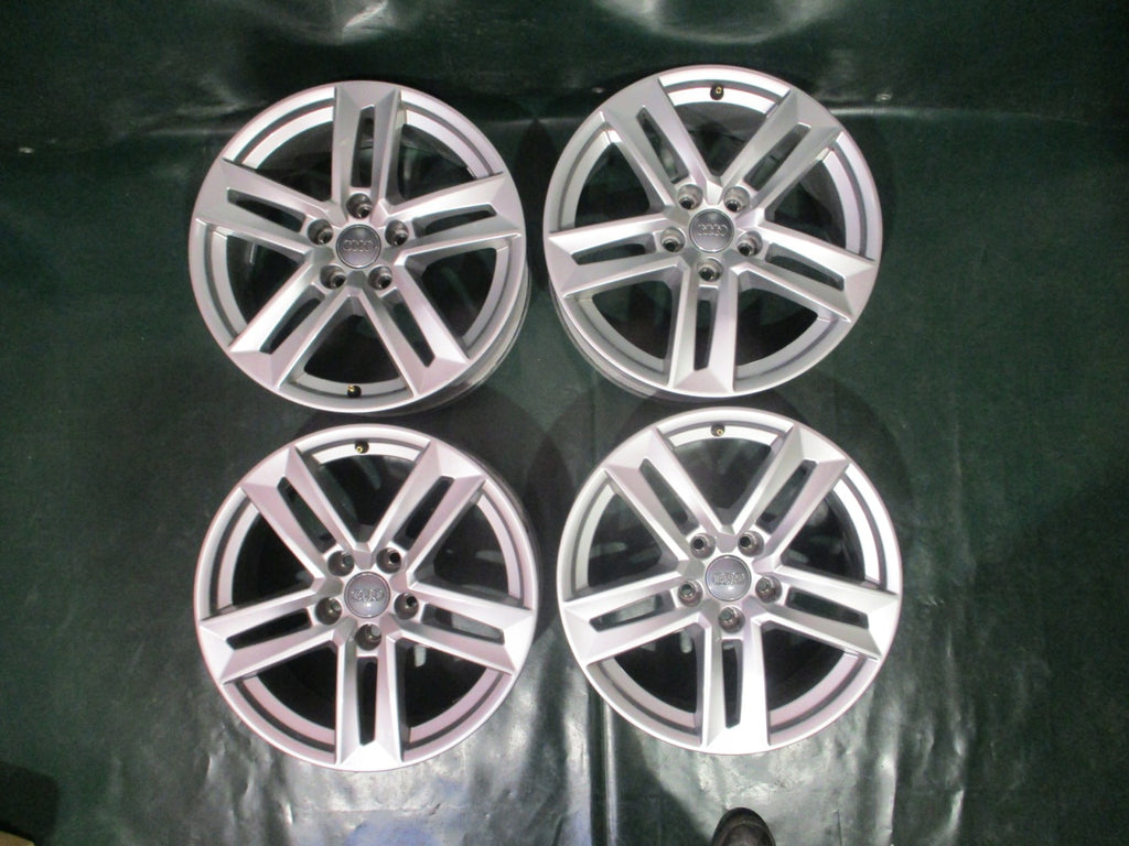 4x Alufelge 17 Zoll 7.0" 5x112 42ET Glanz Silber 8W0601025 Audi Rim Wheel FEL9225137006gf