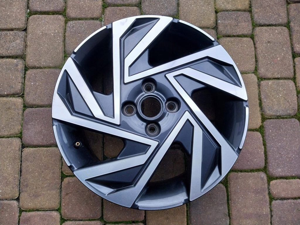 1x Alufelge 16 Zoll 6.0" 4x100 50ET Graphit 52910Q0230 Hyundai I20 Iii Rim Wheel FEL6777845796fl