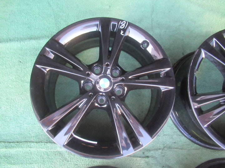 4x Alufelge 17 Zoll 7.5" 5x112 52ET Glanz Schwarz 6866673 BMW X1 F48 Rim Wheel FEL3528319313xx
