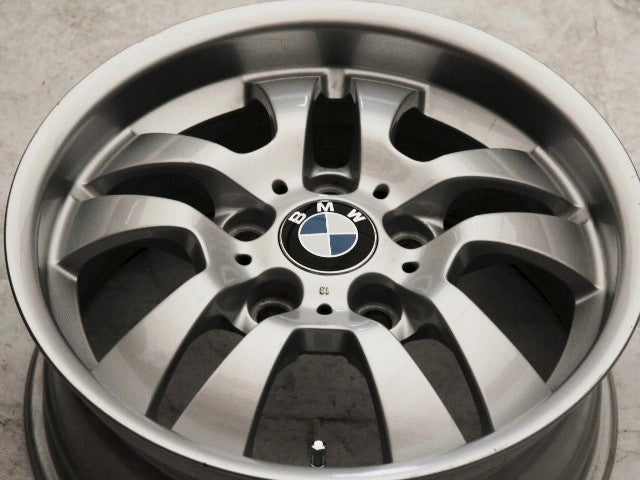 1x Alufelge 16 Zoll 7.0" 5x120 34ET Glanz Silber 6765762 BMW E46 E91 E90