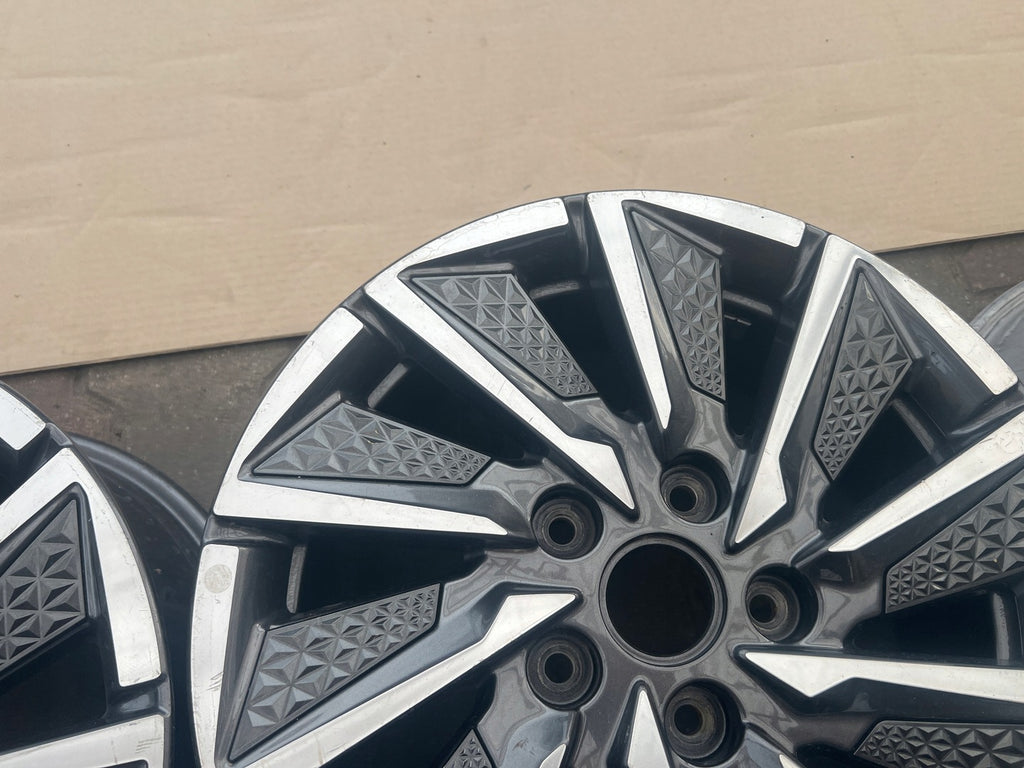 1x Alufelge 16 Zoll 6.5" 5x114.3 50ET Glanz Grau 52910-G7700 Hyundai Ioniq Mg