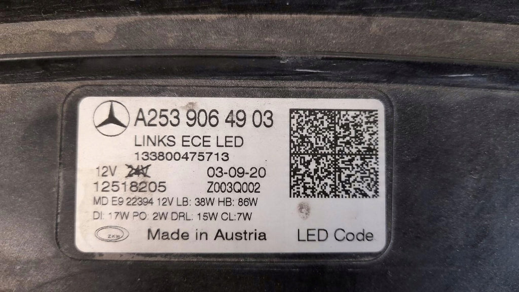 Frontscheinwerfer Mercedes-Benz Glc C253 X253 A2539064903 Links Headlight SCH3521308813yl