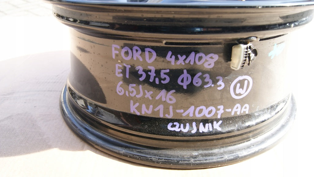 4x Alufelge 16 Zoll 6.5" 4x108 37 5ET Glanz Graphit KN1J-1007-AA Ford Rim Wheel FEL4795194393fl