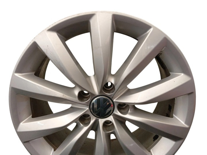1x Alufelge 17 Zoll 7.0" 5x112 43ET Glanz Silber 5N0601025 VW Tiguan Rim Wheel FEL7846873158dy