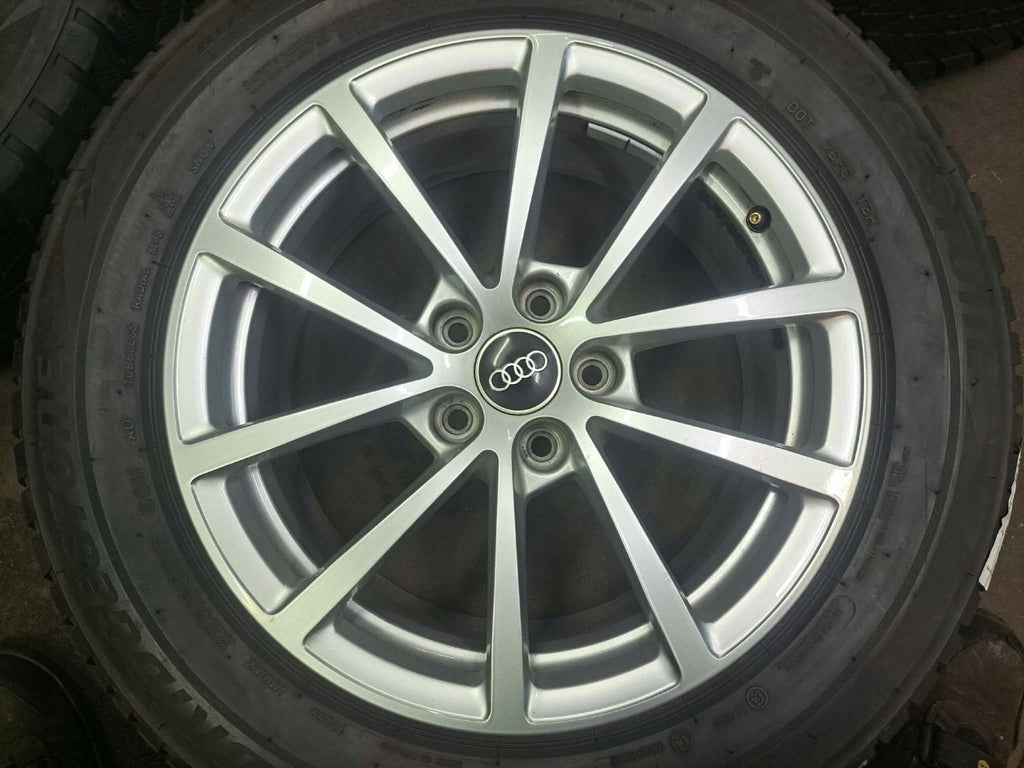 4x Alufelge 17 Zoll 7.5" 5x112 36ET Glanz Silber 4K0601025 Audi A4 A3 I FEL7231185277fo