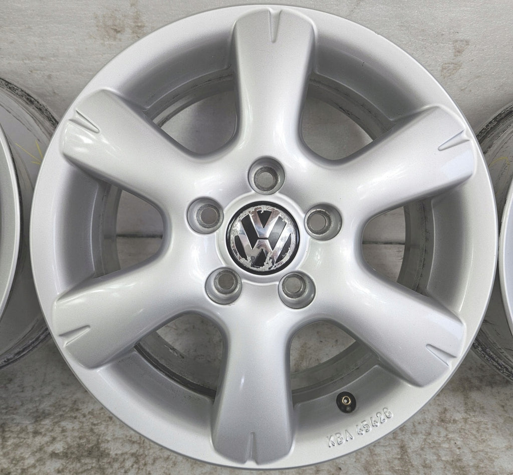 4x Alufelge 15 Zoll 6.5" 5x112 50ET 1K0601025S Audi A6 A4 Golf VIII I Rim Wheel FEL3325128970rt