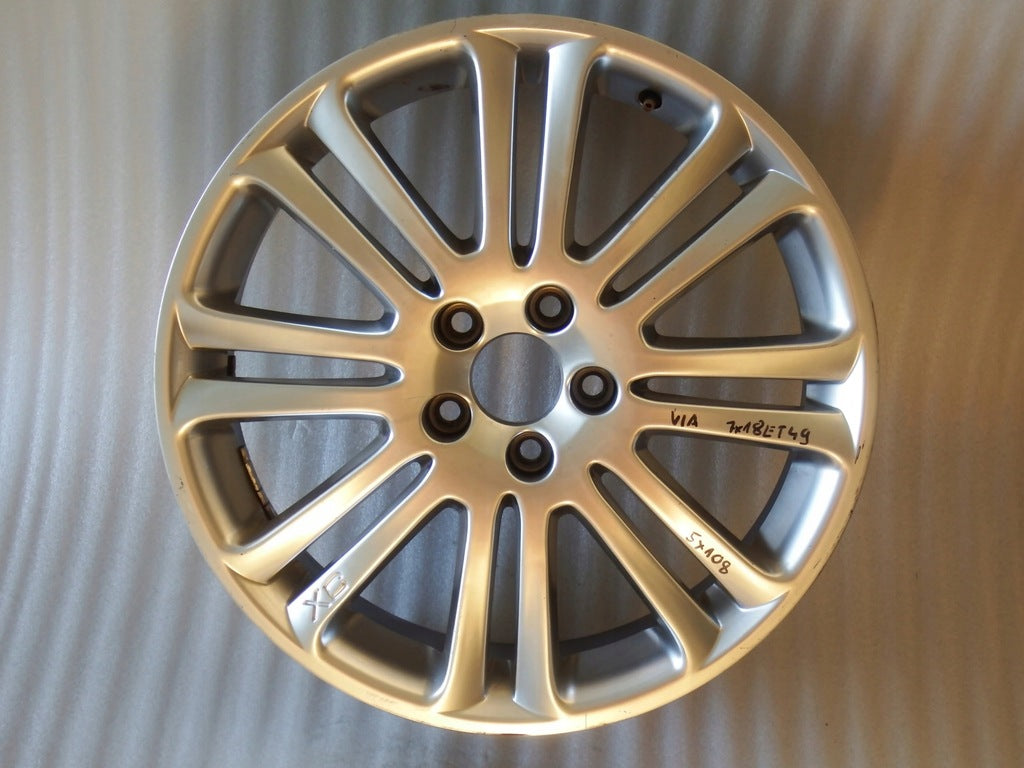 1x Alufelge 18 Zoll 7.0" 5x108 49ET Glanz Silber Volvo Rim Wheel FEL7948998905bo