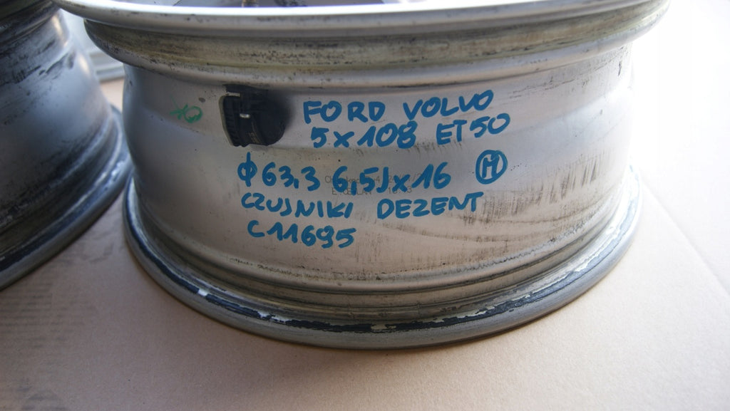 4x Alufelge 16 Zoll 6.5" 5x108 KBA51750 Ford I Rim Wheel FEL4700539788jk