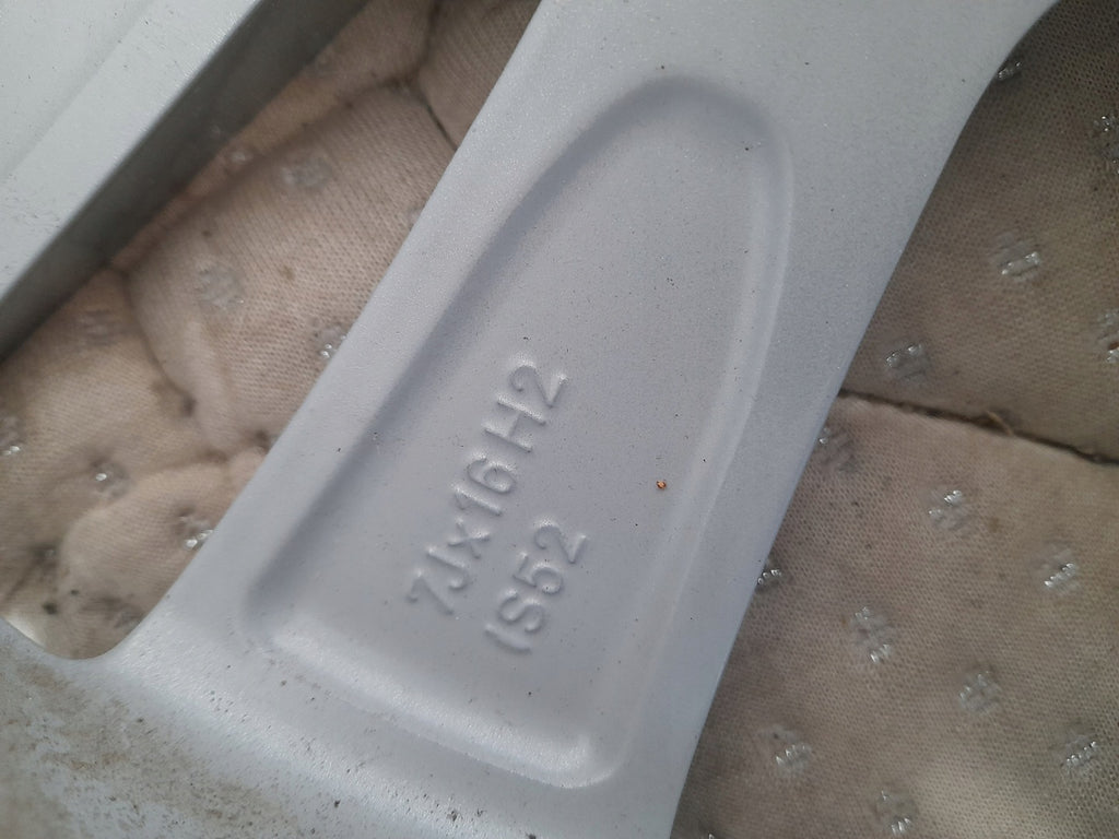 1x Alufelge 16 Zoll 7.0" 5x112 52ET Glanz Silber 6855085 BMW Rim Wheel