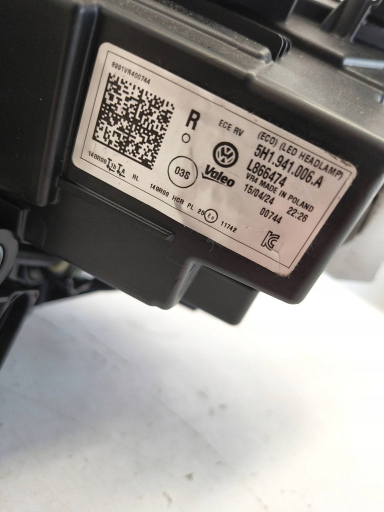 Frontscheinwerfer VW Golf VIII 5H1941005 Full LED Rechts Scheinwerfer Headlight SCH5189470814iv