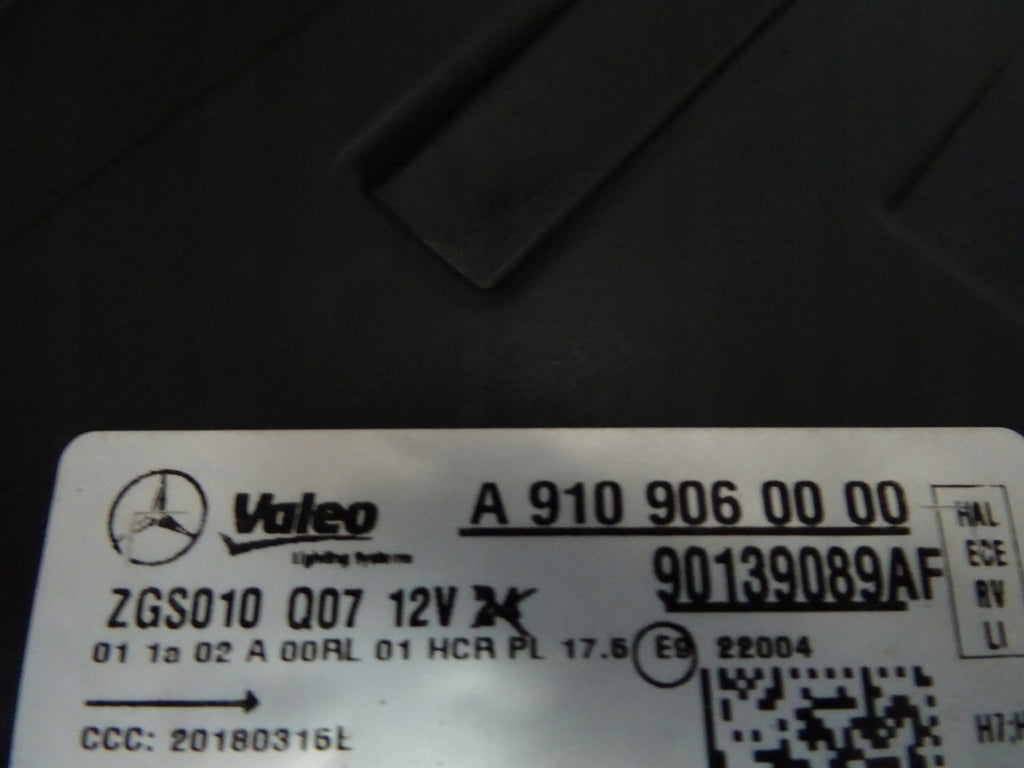 Frontscheinwerfer Mercedes-Benz Sprinter A9109060000 Rechts oder Links